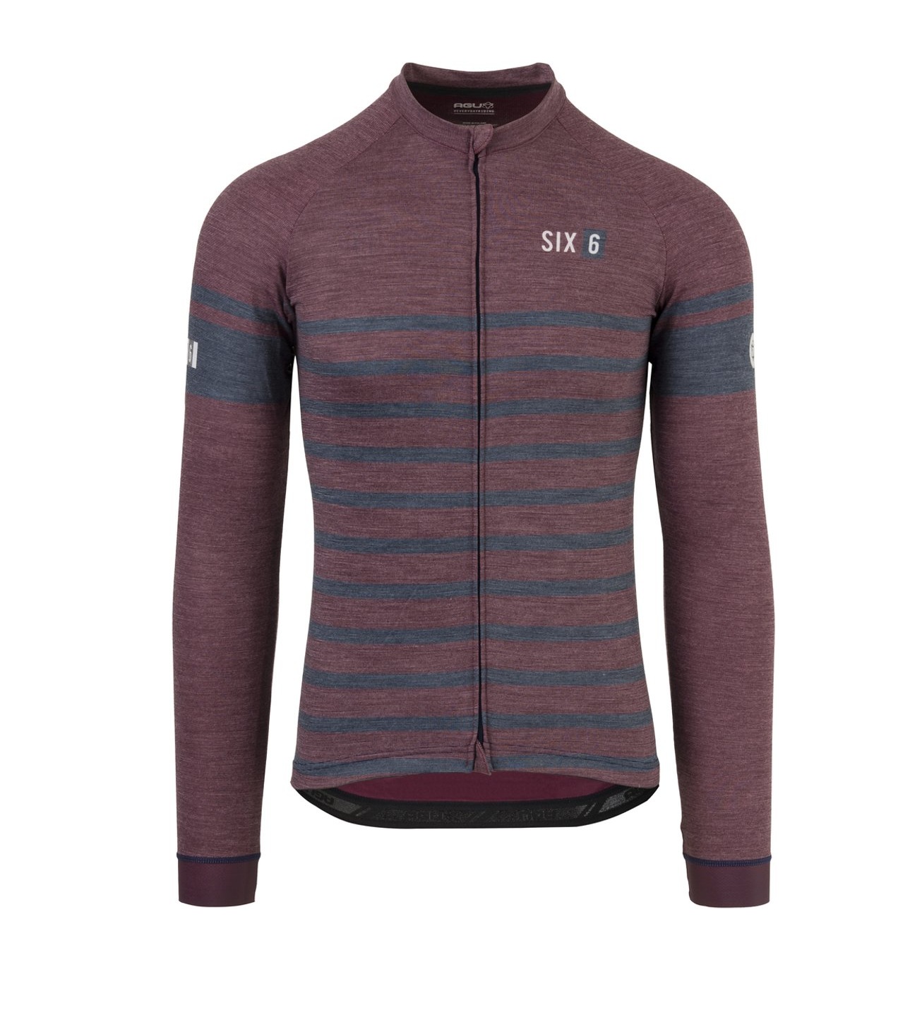 AGU Merino Fietsshirt Lange Mouwen SIX6 Heren – Blauw