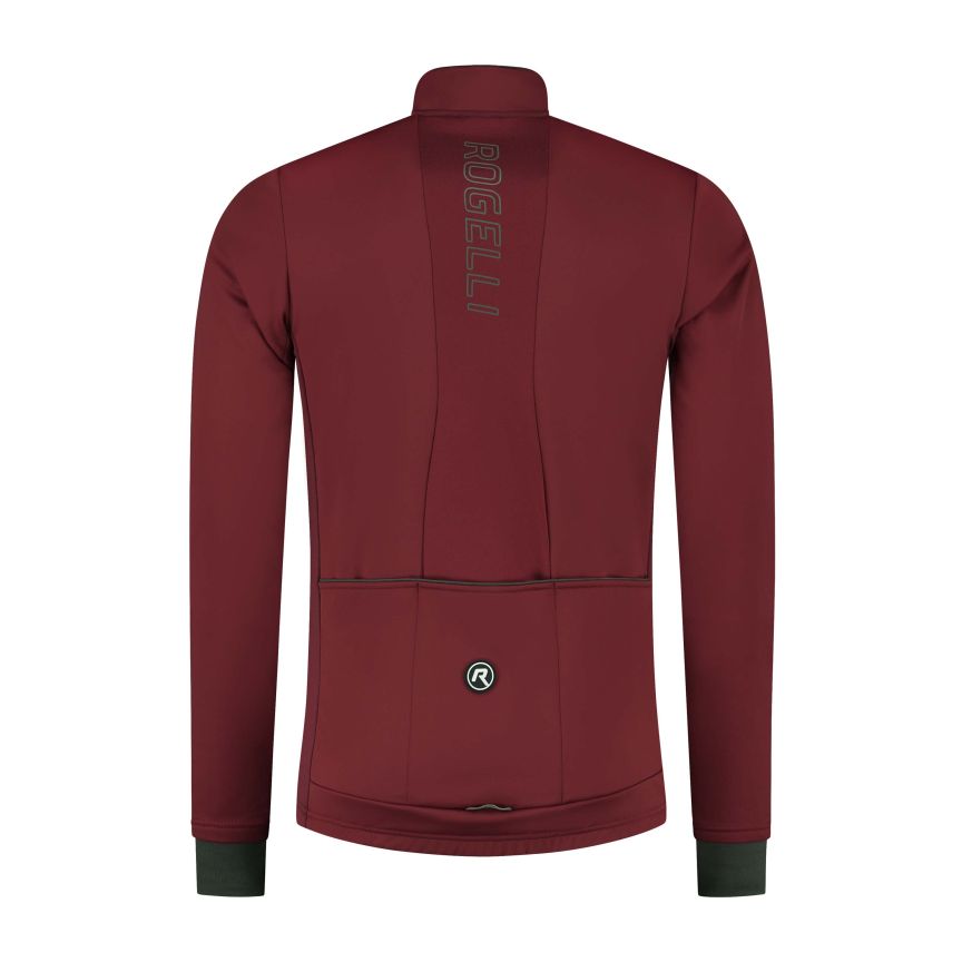 Rogelli Essential Winterset Heren – Bordeaux/Zwart - Afbeelding 2