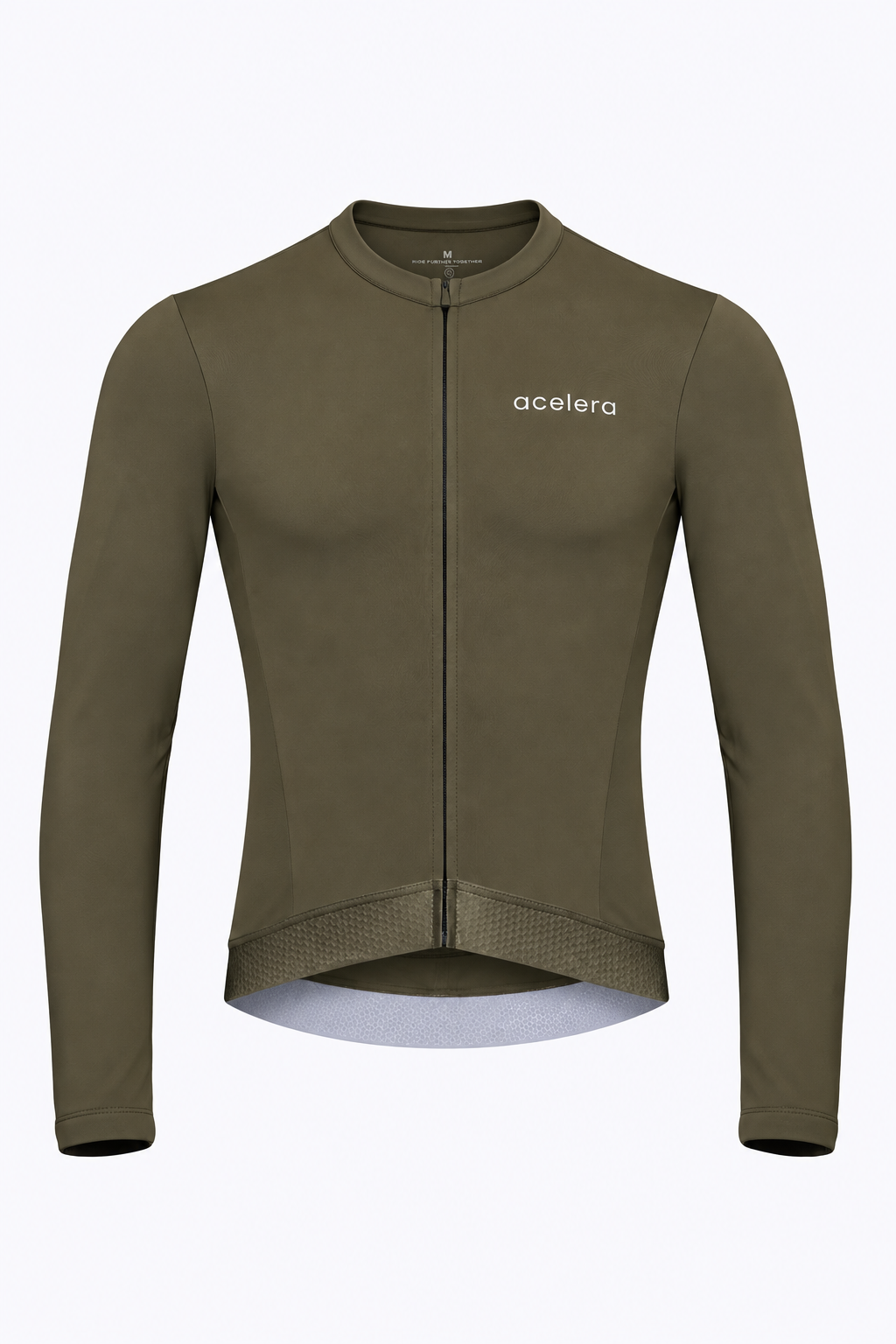 Acelera Heren Pro Fleeced Fietsshirt Lange Mouw Green