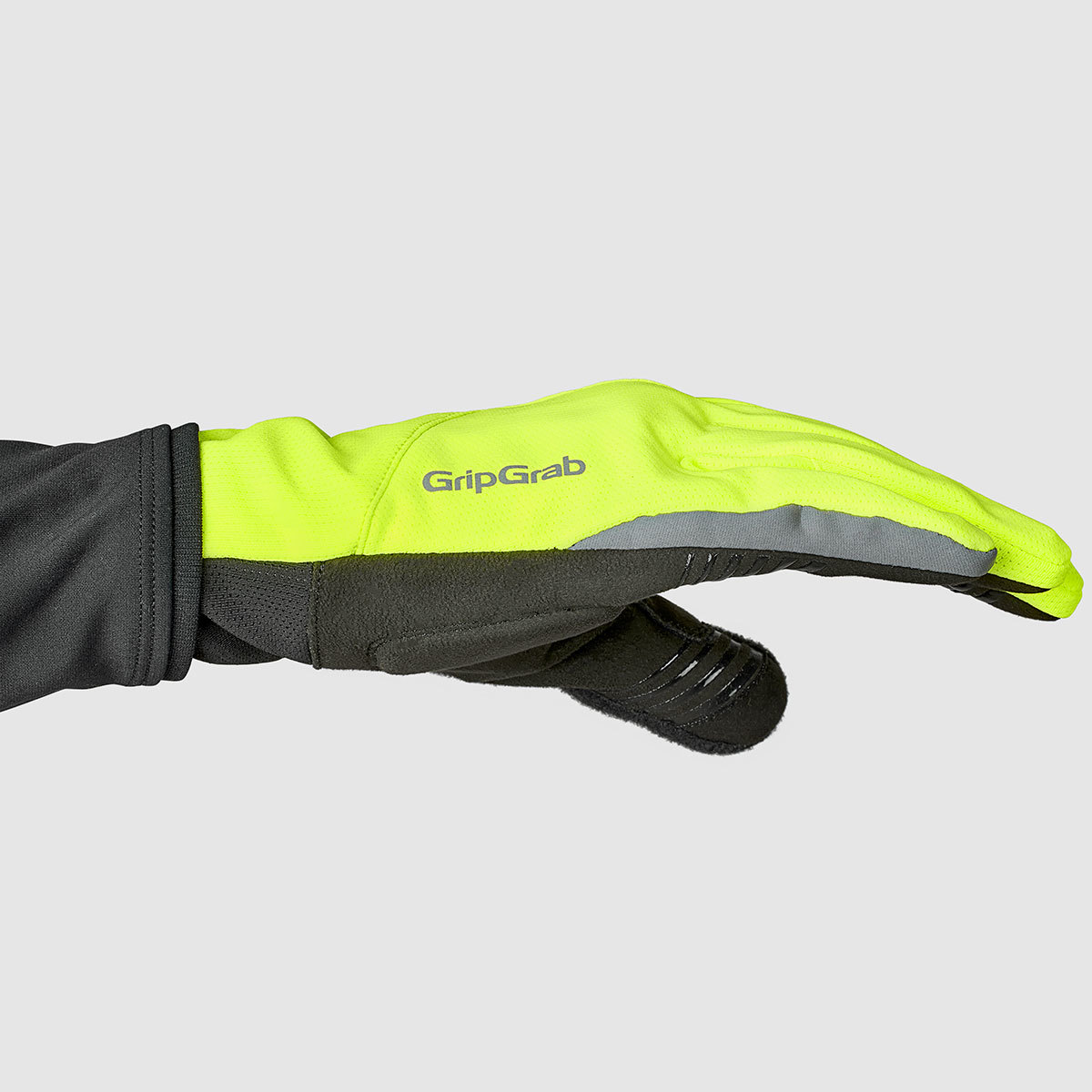 GripGrab Hurricane 2 Windproof Midseason Fietshandschoenen Hi-Vis Geel - Afbeelding 2