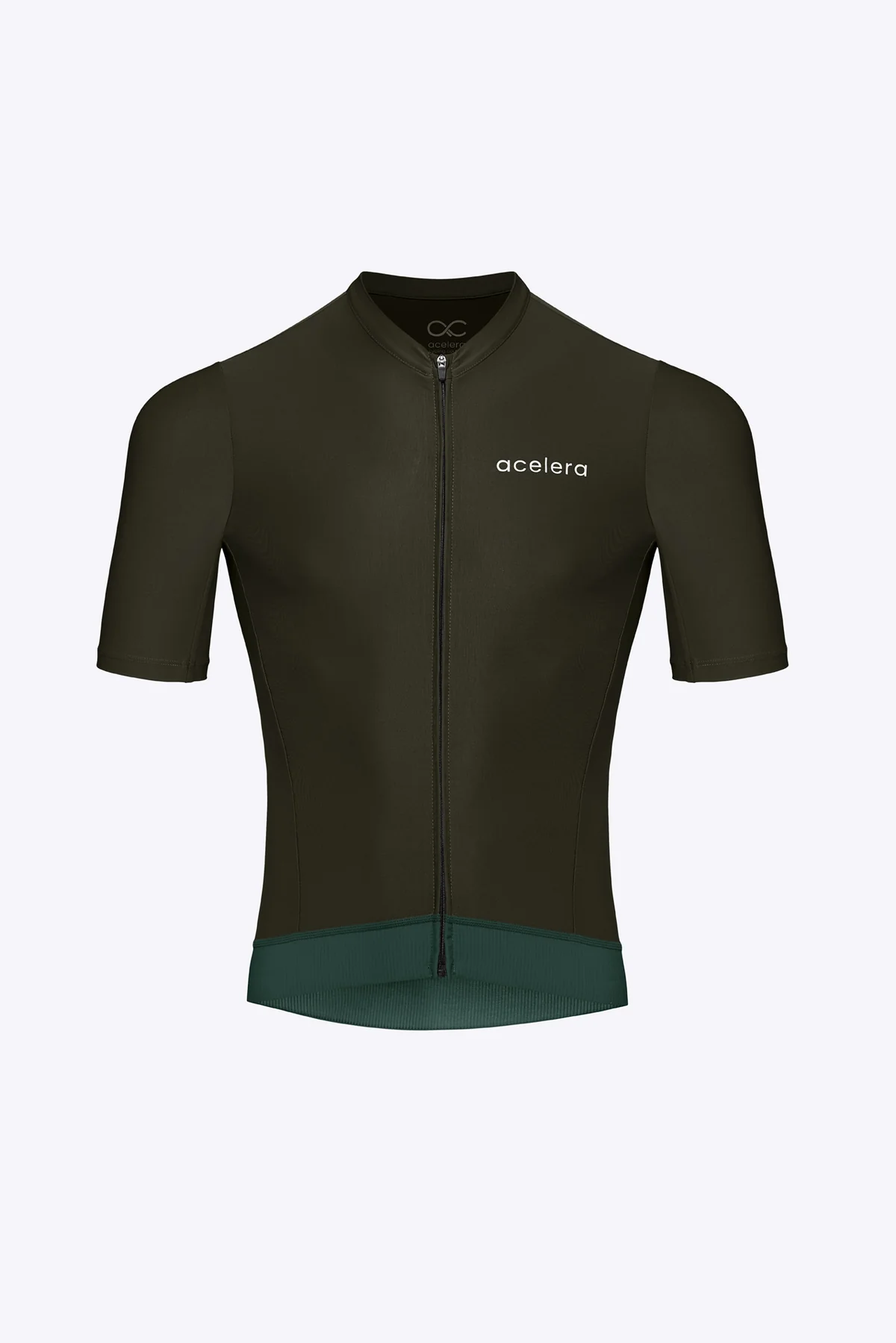 Acelera Heren Essential Fietsshirt Korte Mouw Groen