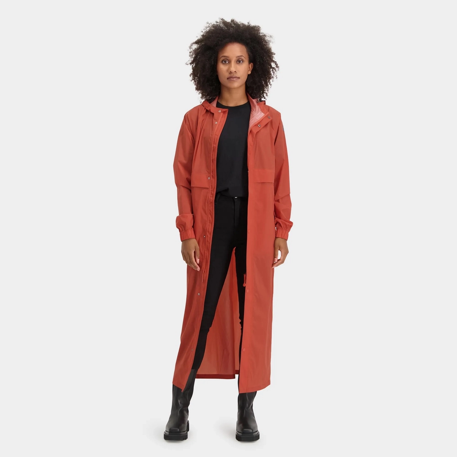 AGU Parka AGU Unisex Packable Rain Urban Outdoor Cinnabar - Afbeelding 4