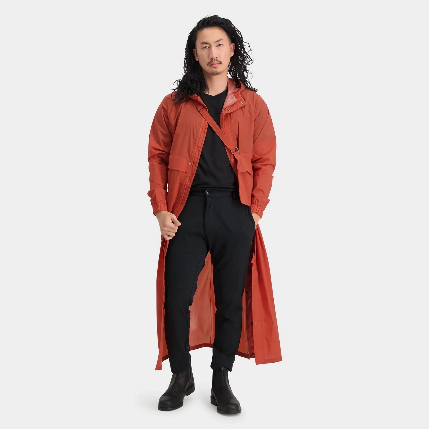 AGU Parka AGU Unisex Packable Rain Urban Outdoor Cinnabar - Afbeelding 5
