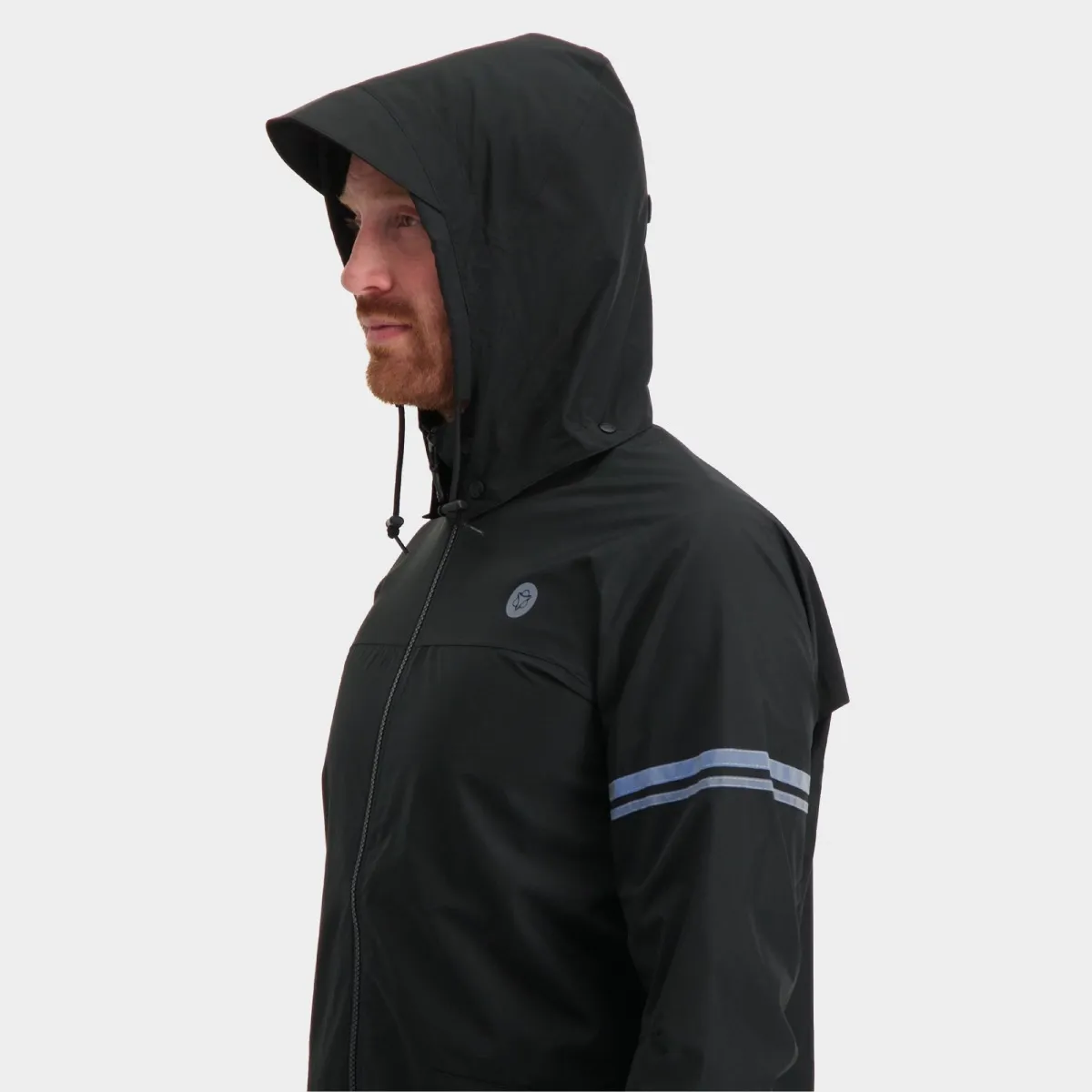 AGU Original Essential Regenjack Zwart - Afbeelding 4