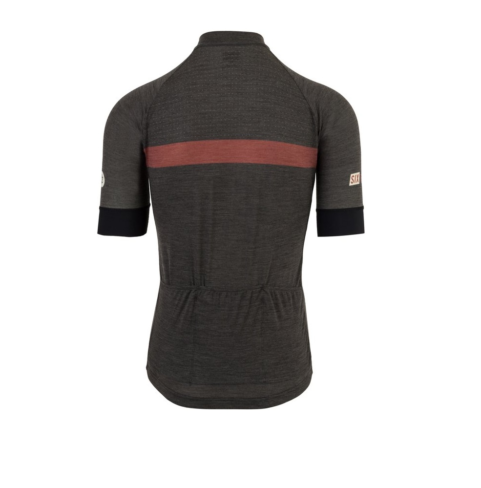 AGU Merino Fietsshirt SIX6 Heren - Zwart - Afbeelding 2