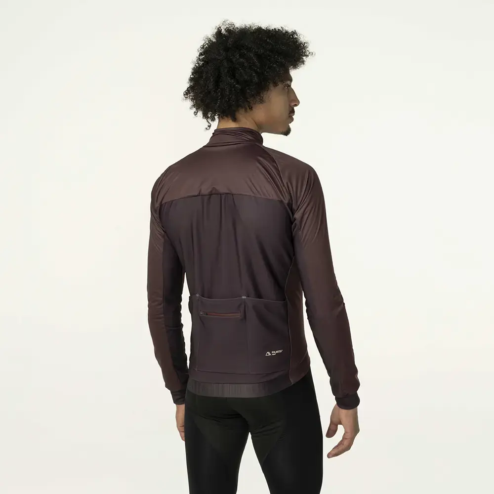 AGU Polartec Alpha Performance Fietsjack Donkerrood Heren - Afbeelding 3