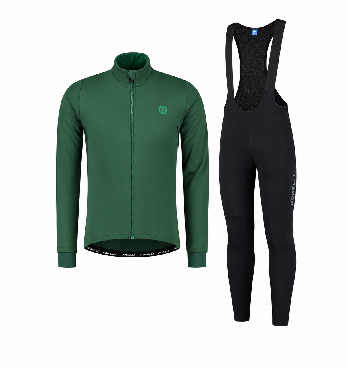 Rogelli Essential Winterset Heren – Groen/Zwart
