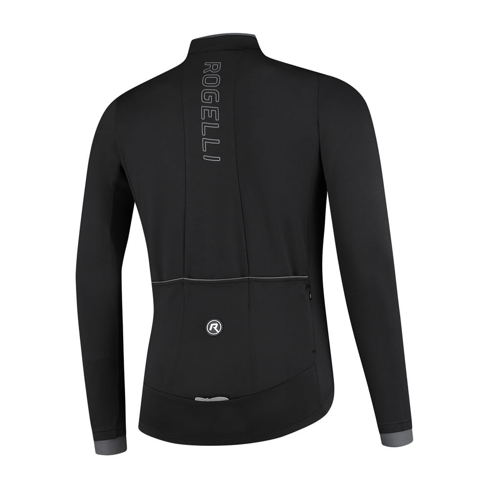 Rogelli Essential/Neo Fietskledingset Heren Zwart Lange Mouwen & Bibtight Voor en Najaar - Afbeelding 2