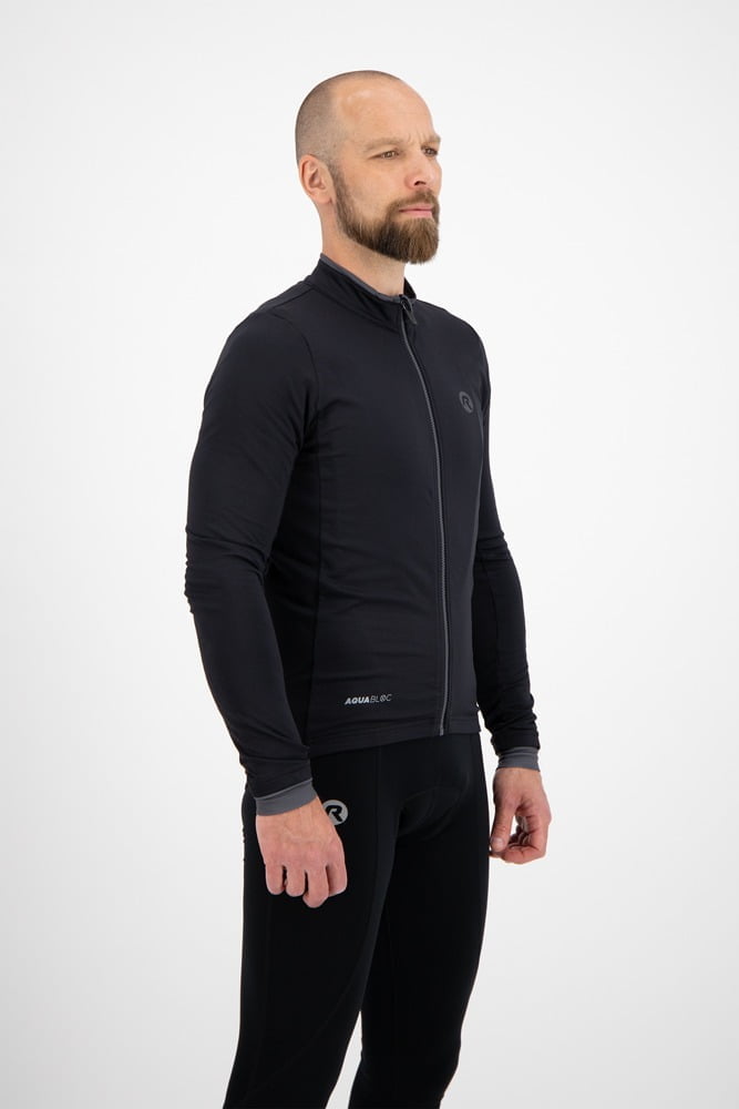 Rogelli Essential/Neo Fietskledingset Heren Zwart Lange Mouwen & Bibtight Voor en Najaar - Afbeelding 4