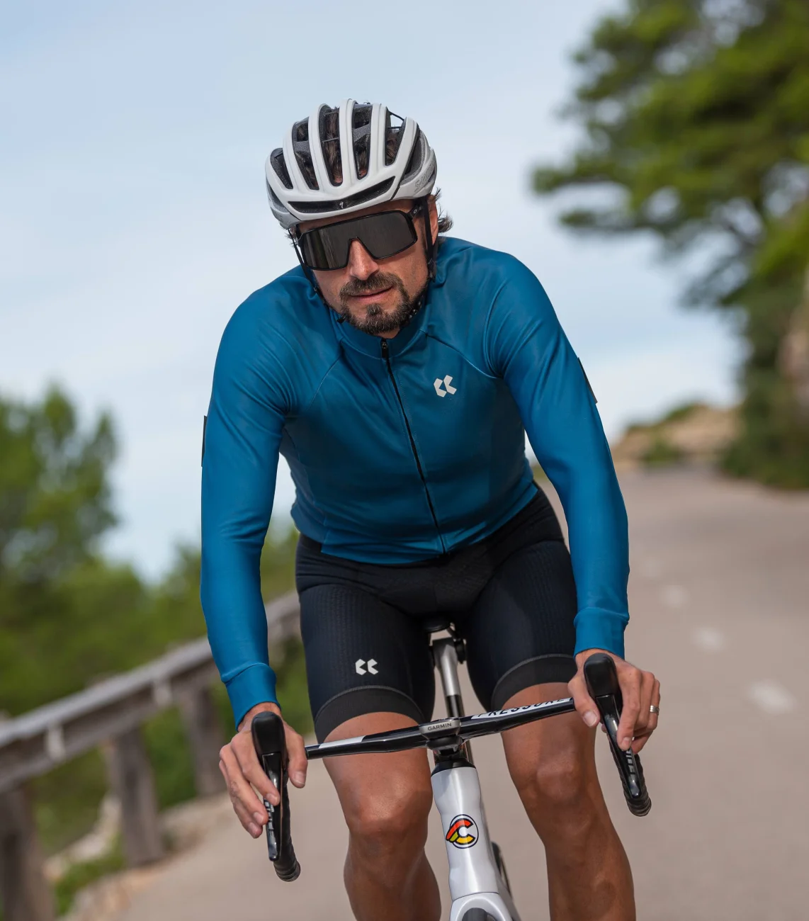 KALAS PASSION Z3 Fietsshirt lange mouwen TEMPS Petrol Blue Heren - Afbeelding 3